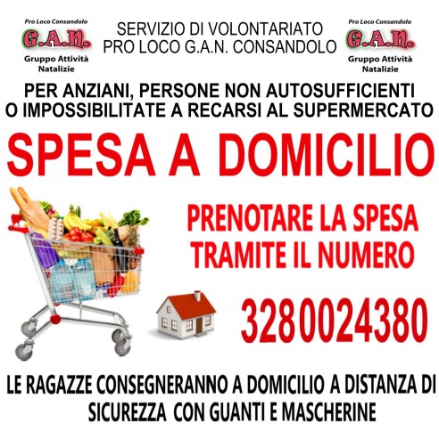 SPESA A DOMICILIO COVID